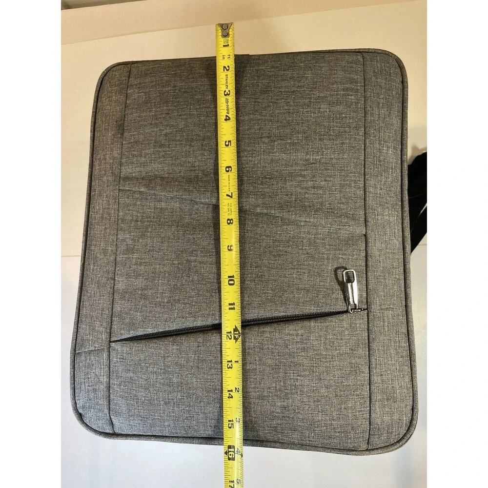 DJI Phantom Drone Backpack Case Soft Lightweight Full Zip Gray Metal Handle